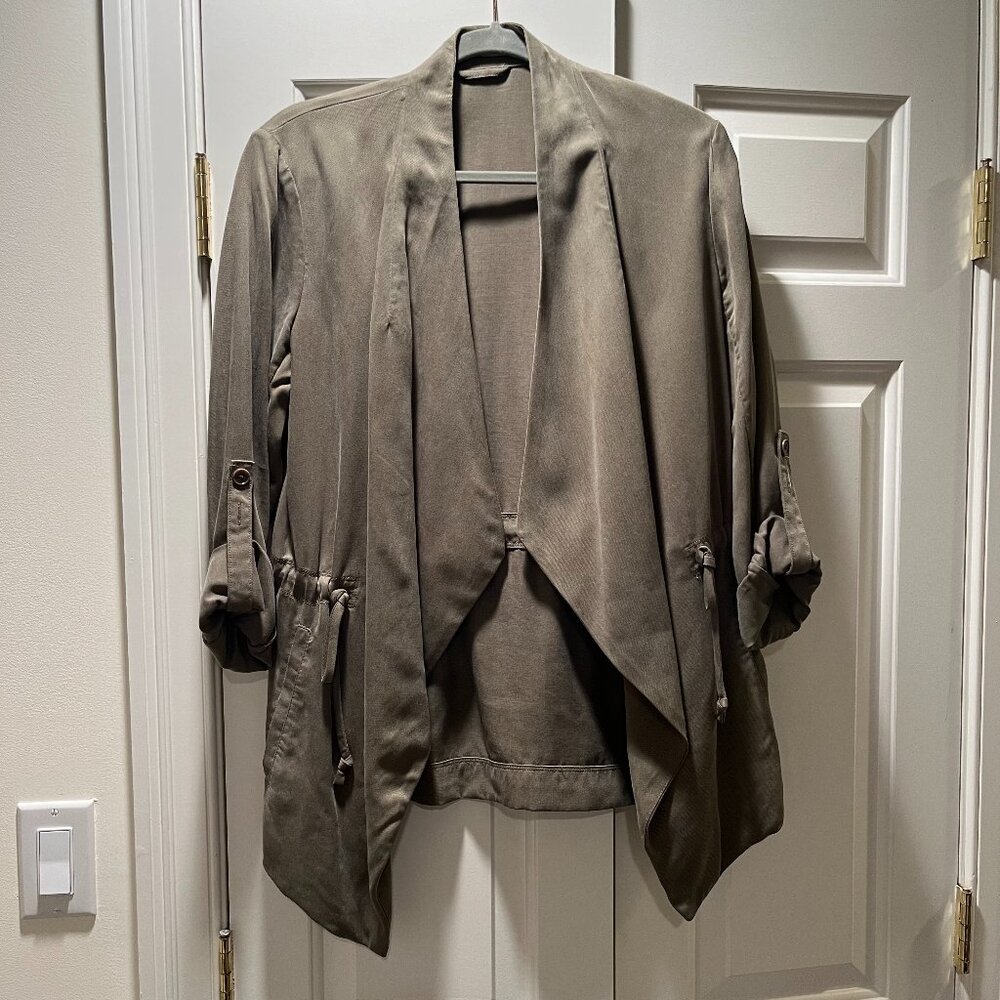 The Group by Babaton Calipso Jacket Dark Moss Green Size Small
